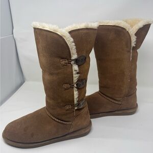 BearPaw Brown Suede Winter Boots
